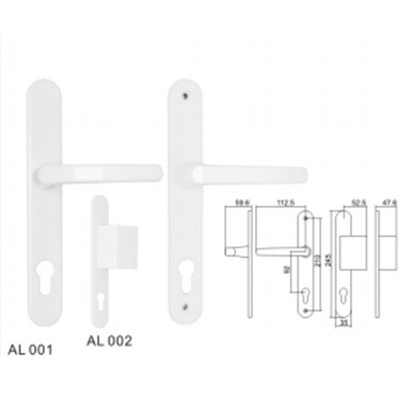 ALT003 Järnpanel/Zinklegering dörrhandtag